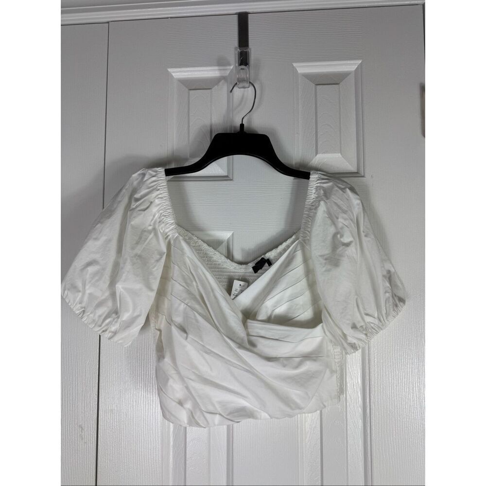 NWT Jcrew Womens White Blouse Size M